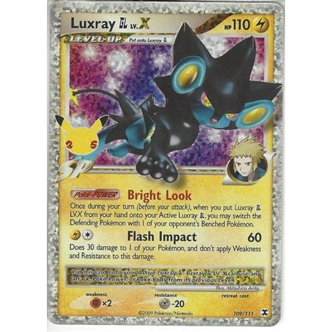 luxray gl lv x 25th anniversary|luxray 109 111 price.